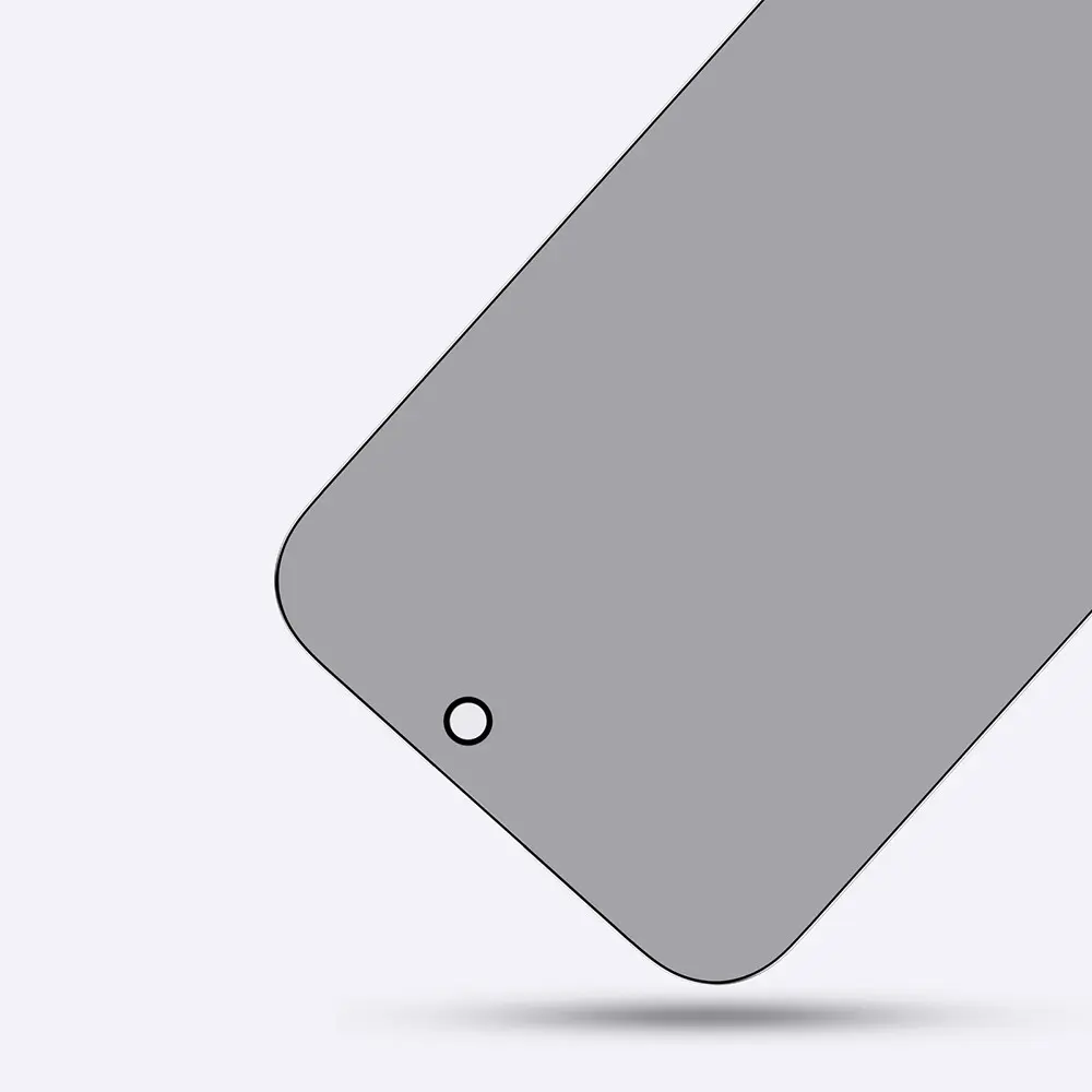 iPhone 16 Plus Gizlilik Filtreli Temperli Cam Ekran Koruyucu - Amazingthing Radix Privacy