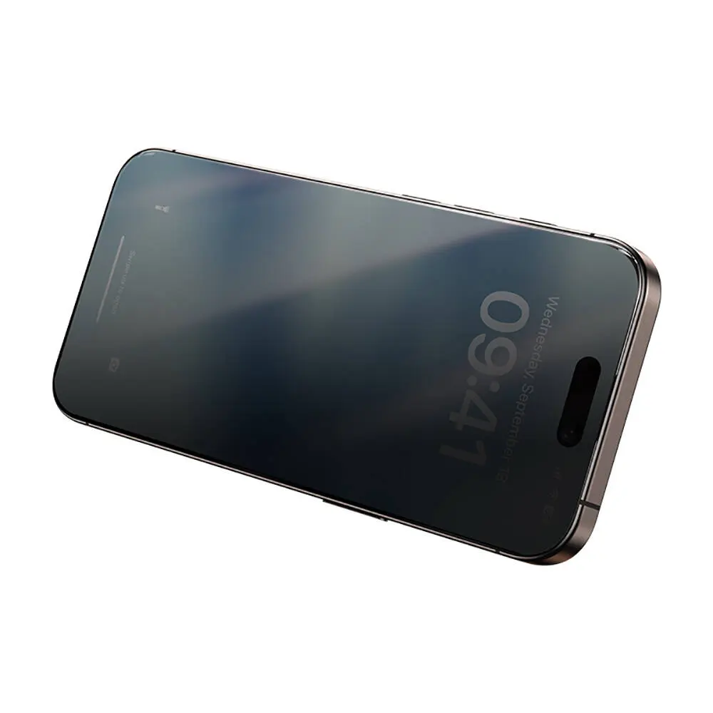 iPhone 16 Plus Gizlilik Ekran Koruyucu 10'lu Paket - Benks Privacy Air Shield