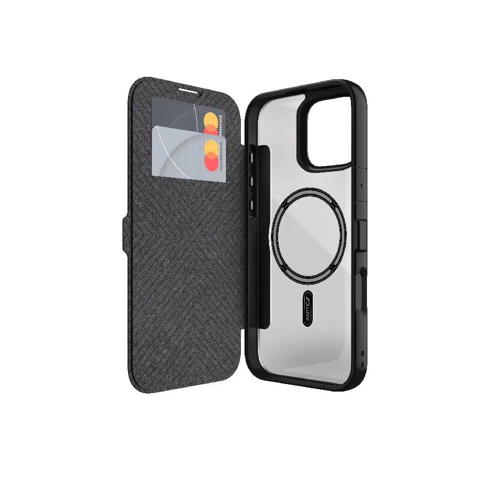 iPhone 16 Plus MagSafe Uyumlu Kartlıklı Kılıf - Raptic Urban Folio