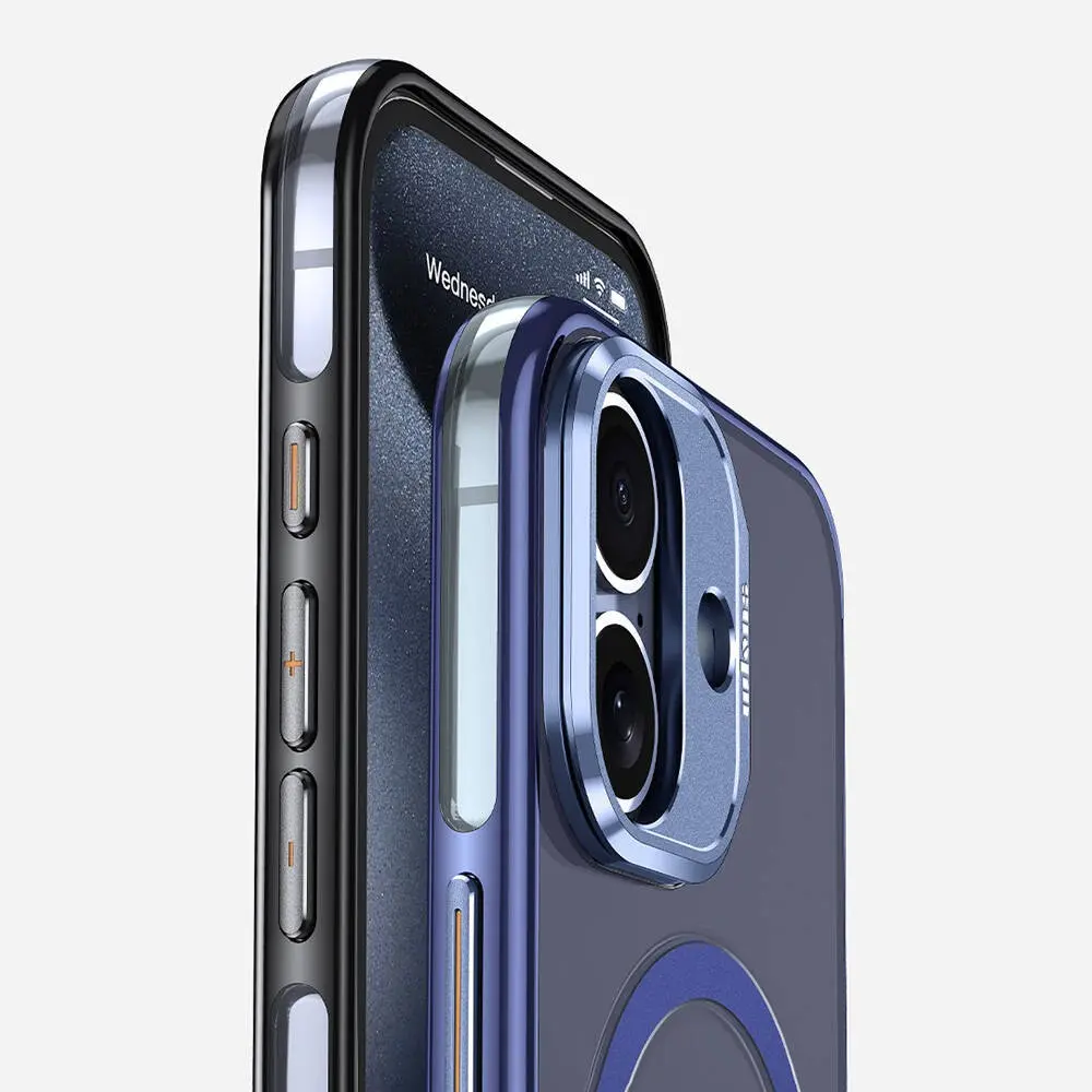 iPhone 16 Plus MagSafe Uyumlu Standlı Şeffaf Kılıf - Wlons Efsane