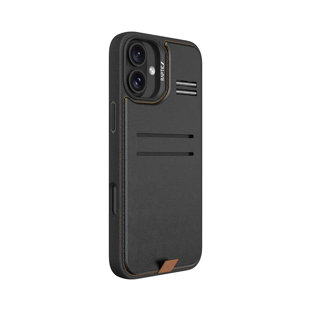 iPhone 16 Plus MagSafe Uyumlu Kartlıklı Standlı Kılıf - Raptic Slim Wallet