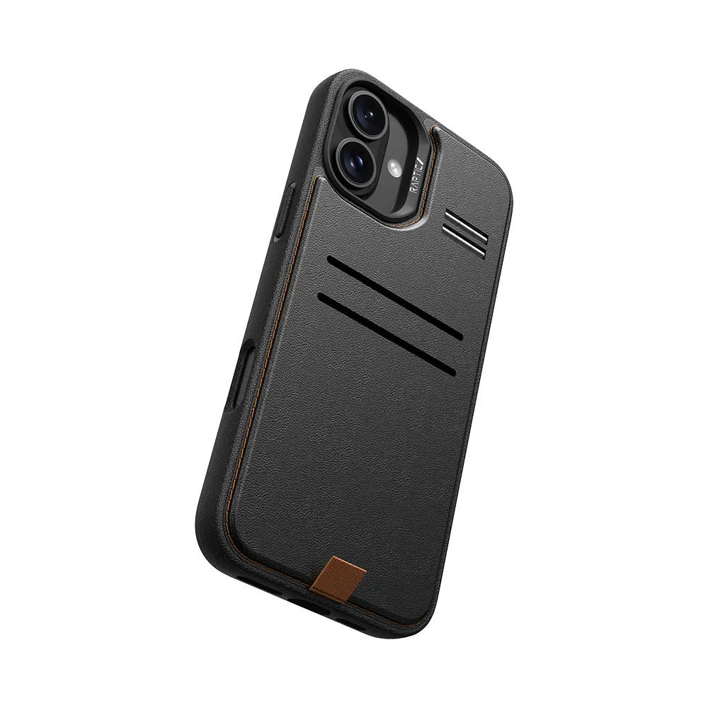 iPhone 16 Plus MagSafe Uyumlu Kartlıklı Standlı Kılıf - Raptic Slim Wallet