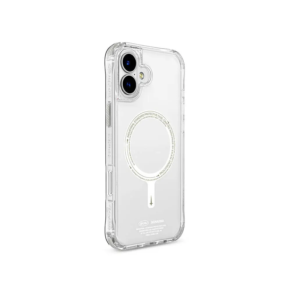 iPhone 16 Plus MagSafe Uyumlu Şeffaf Kılıf - Skinarma Saido Nightglow