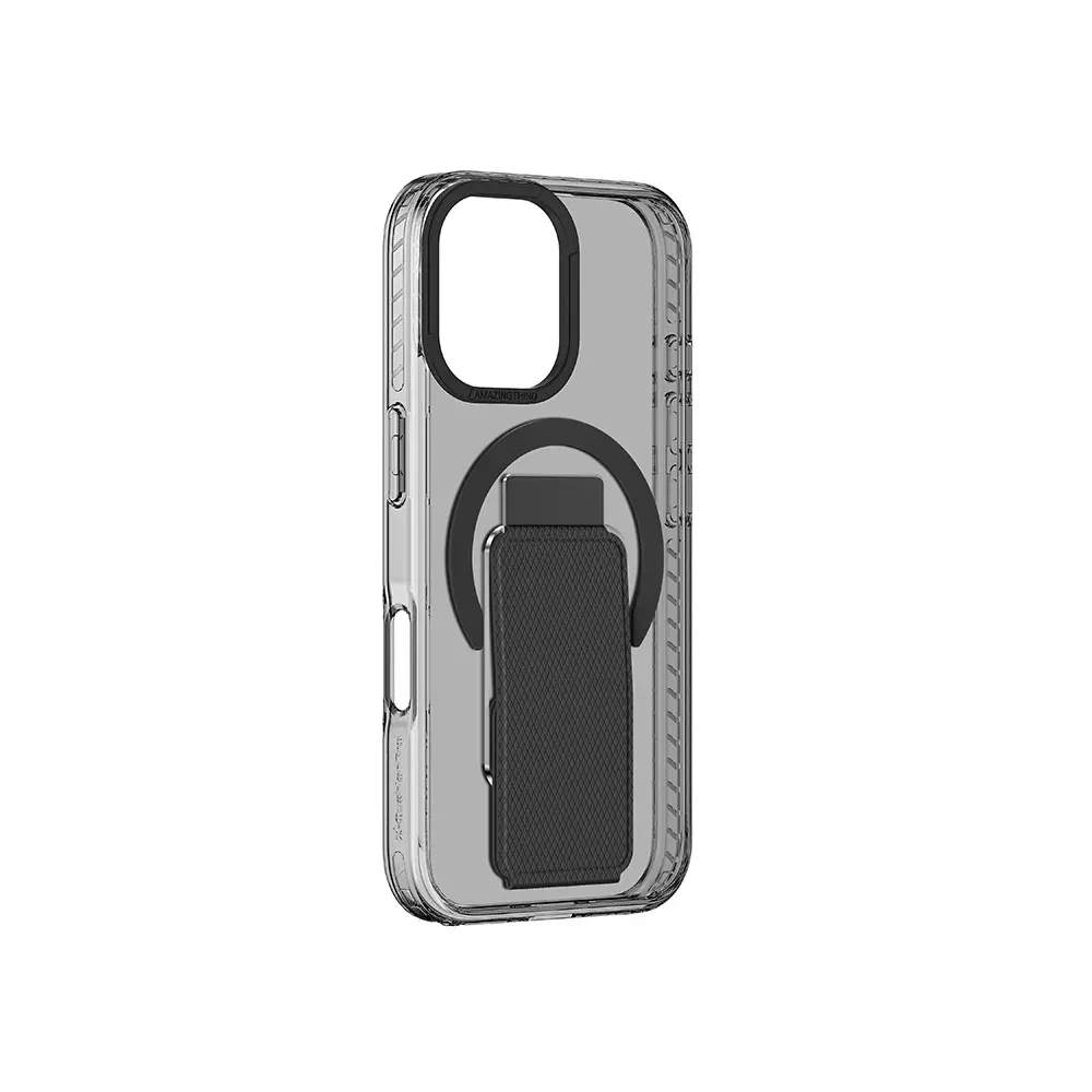 iPhone 16 Plus MagSafe Uyumlu Standlı Şeffaf Kılıf - Amazingthing Titan Pro Plus