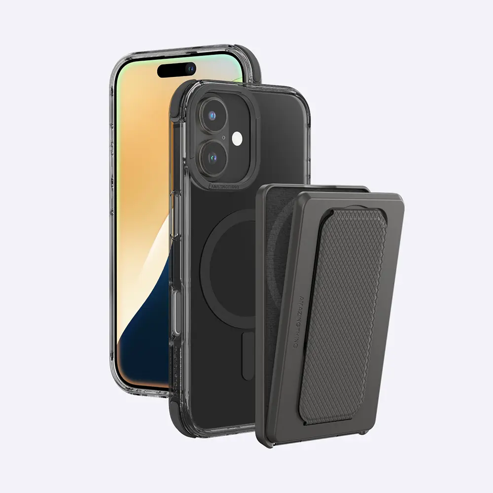 iPhone 16 Plus MagSafe Uyumlu Standlı ve Kartlıklı Kılıf - Amazingthing Omni Adventure