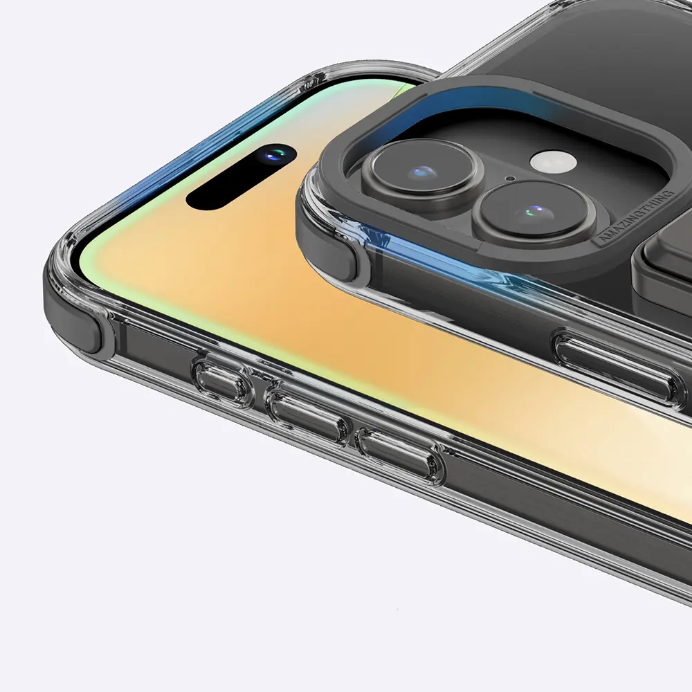 iPhone 16 Plus MagSafe Uyumlu Standlı ve Kartlıklı Kılıf - Amazingthing Omni Adventure