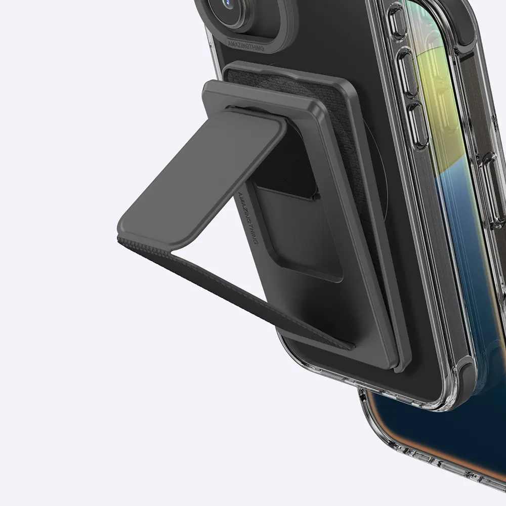 iPhone 16 Plus MagSafe Uyumlu Standlı ve Kartlıklı Kılıf - Amazingthing Omni Adventure