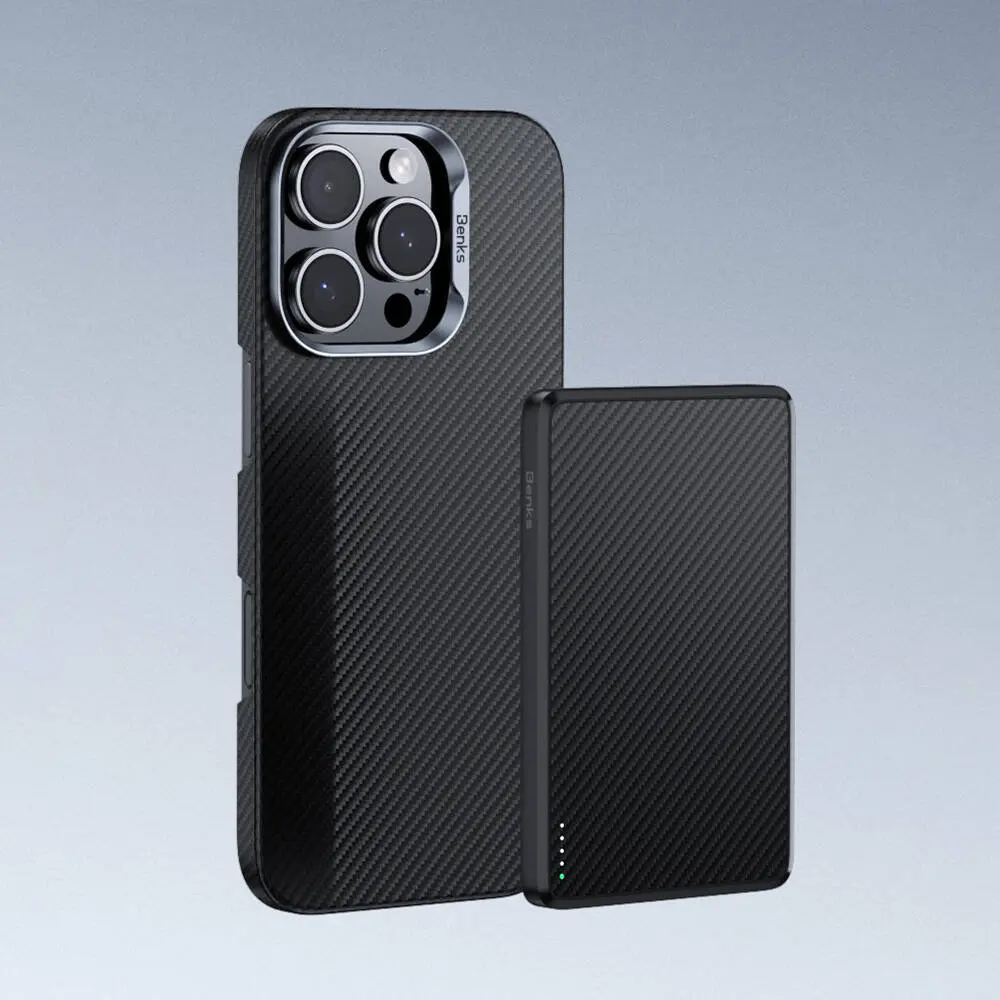 iPhone 16 Plus MagSafe Uyumlu Kevlar Fiber Kılıf - Benks ArmorAir 600D