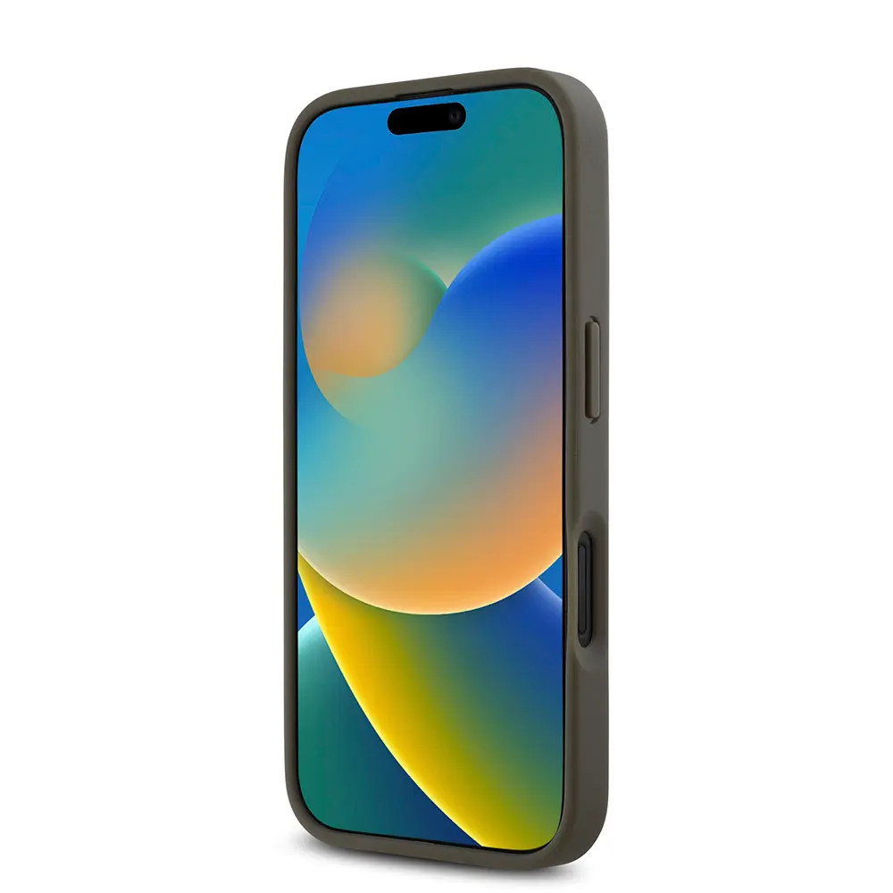 iPhone 16 Plus MagSafe Uyumlu 3D Desenli Kılıf - DKNY Repeat Pattern