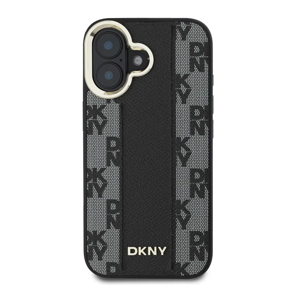 iPhone 16 Plus MagSafe Uyumlu Kılıf, 3D Checkered Desenli - DKNY