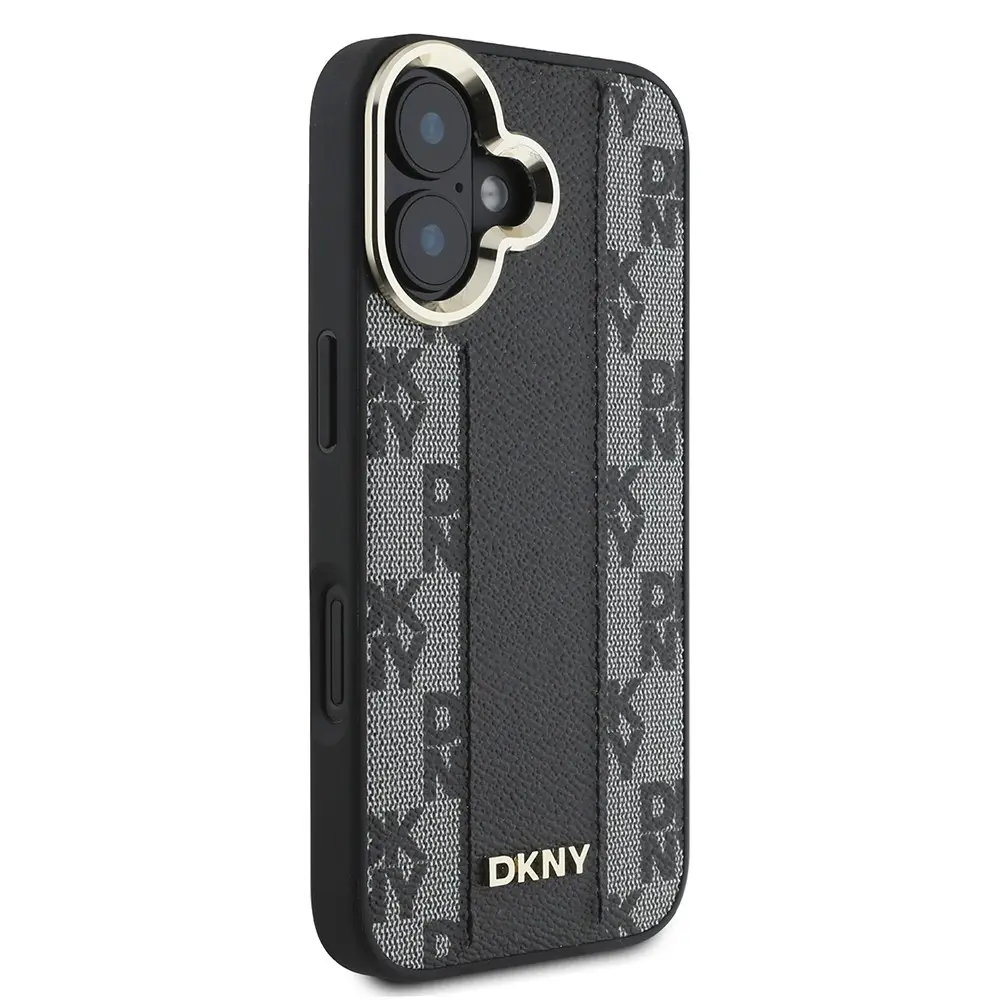 iPhone 16 Plus MagSafe Uyumlu Kılıf, 3D Checkered Desenli - DKNY