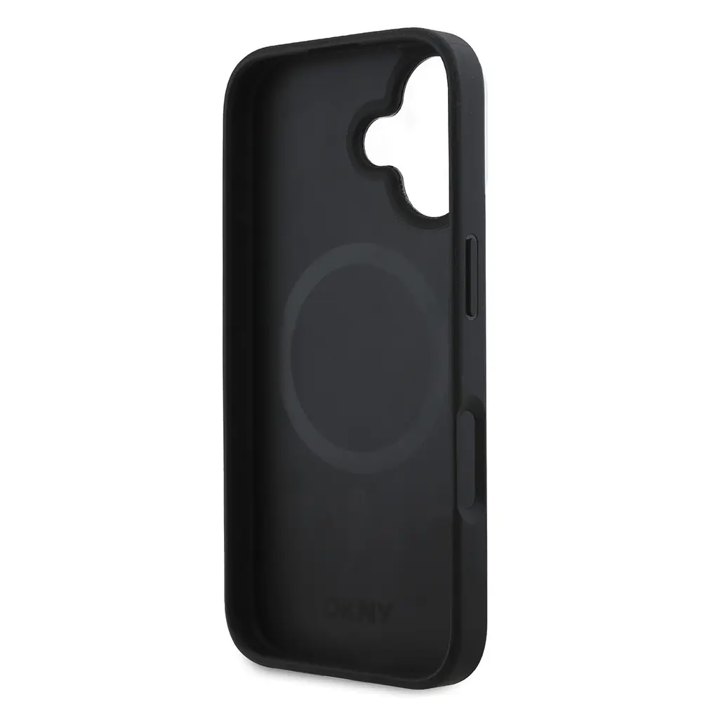 iPhone 16 Plus MagSafe Uyumlu Kılıf, 3D Checkered Desenli - DKNY