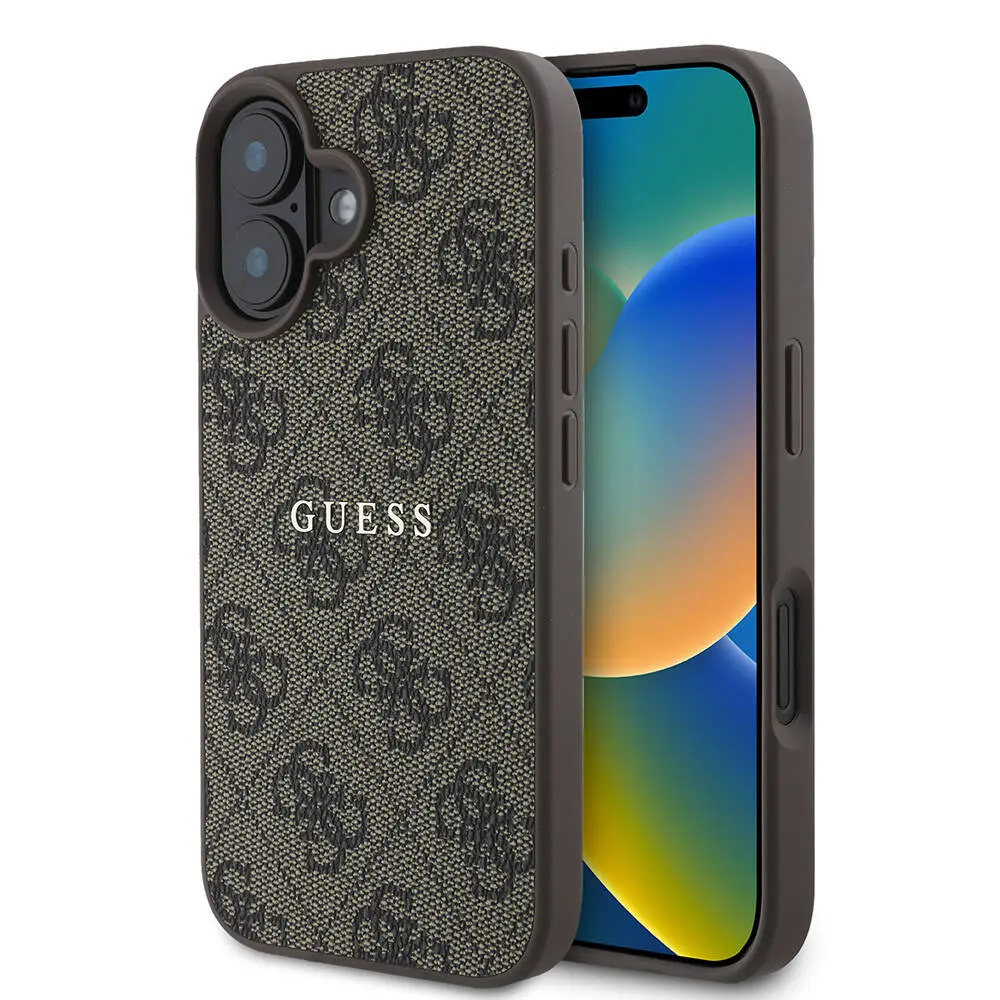 iPhone 16 Plus MagSafe Uyumlu 4G Desenli Kılıf - Guess Lisanslı