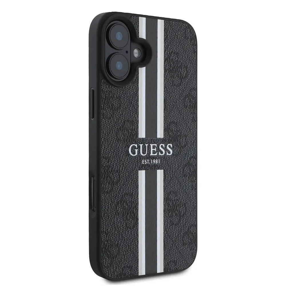 iPhone 16 Plus MagSafe Uyumlu 4G Şerit Tasarımlı Kılıf - Guess