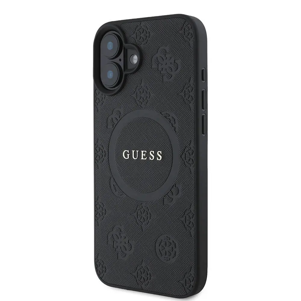 iPhone 16 Plus MagSafe Uyumlu Kılıf - Guess Saffiano Peony