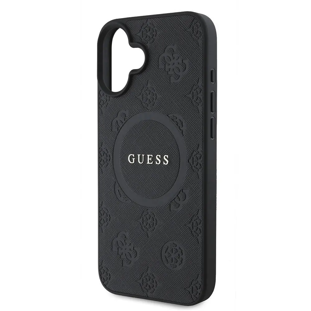 iPhone 16 Plus MagSafe Uyumlu Kılıf - Guess Saffiano Peony