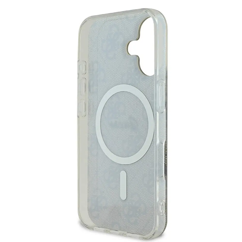 iPhone 16 Plus MagSafe Uyumlu 4G Desenli Kılıf - Guess Lisanslı