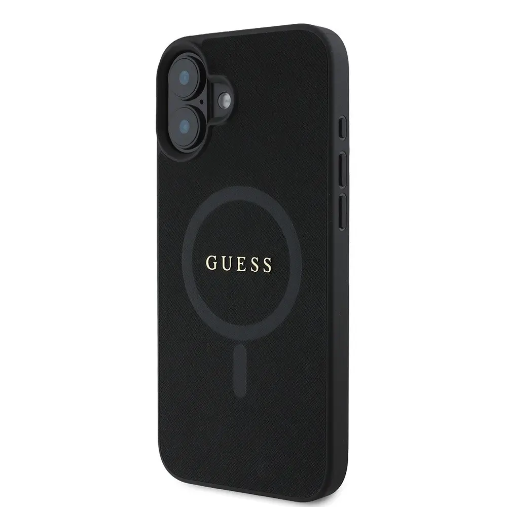 iPhone 16 Plus MagSafe Uyumlu Saffiano Kılıf - Guess Classic
