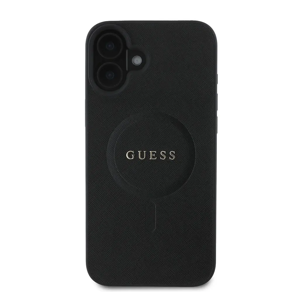 iPhone 16 Plus MagSafe Uyumlu Saffiano Kılıf - Guess Classic