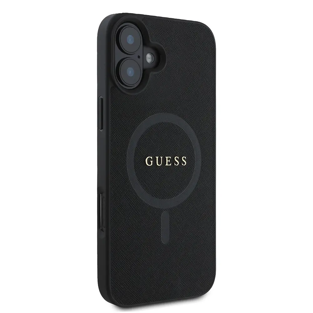 iPhone 16 Plus MagSafe Uyumlu Saffiano Kılıf - Guess Classic