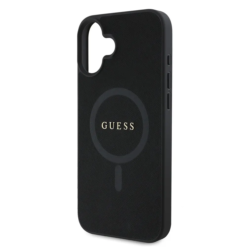 iPhone 16 Plus MagSafe Uyumlu Saffiano Kılıf - Guess Classic