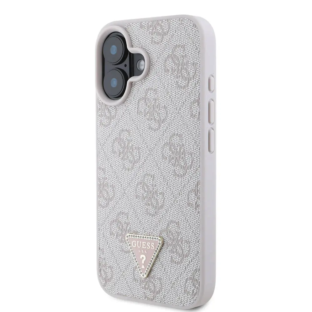 iPhone 16 Plus Kılıf, Çapraz Vücut Askılı 4G Desenli - Guess