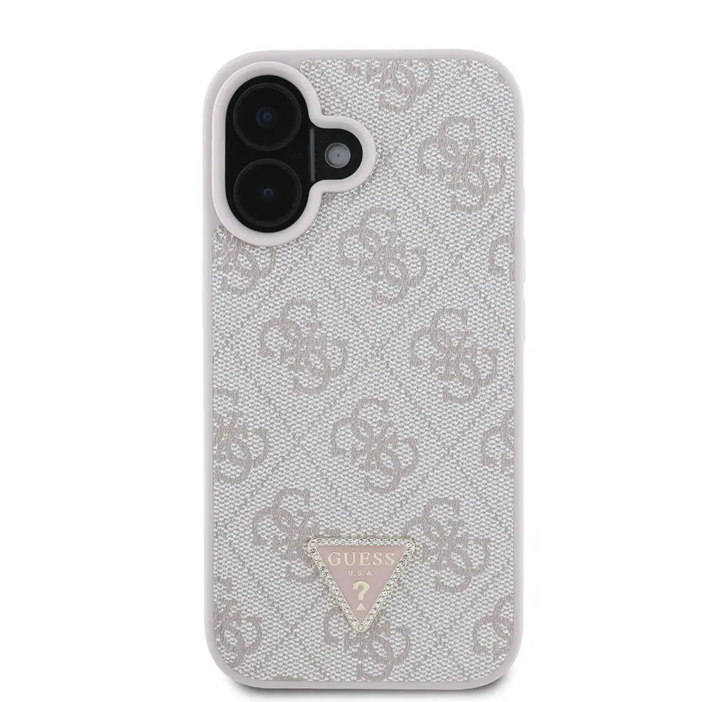 iPhone 16 Plus Kılıf, Çapraz Vücut Askılı 4G Desenli - Guess