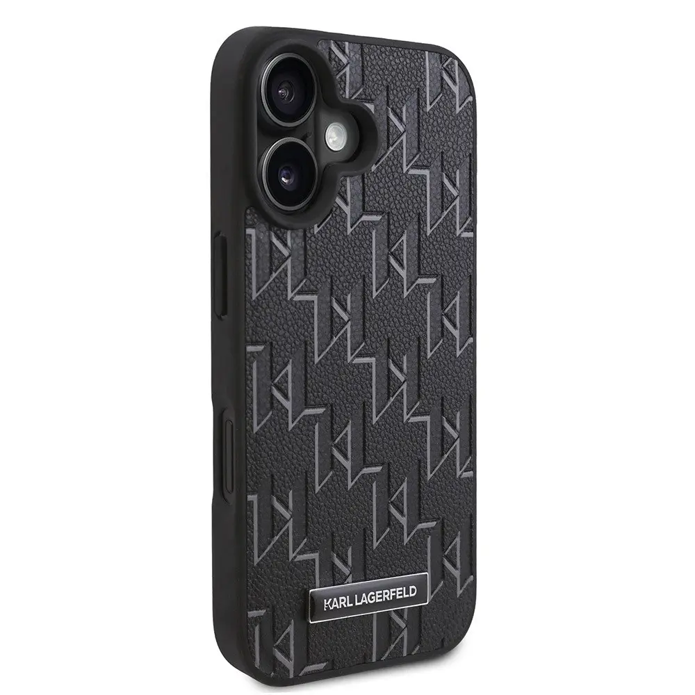 iPhone 16 Plus MagSafe Uyumlu Siyah Kılıf - Karl Lagerfeld