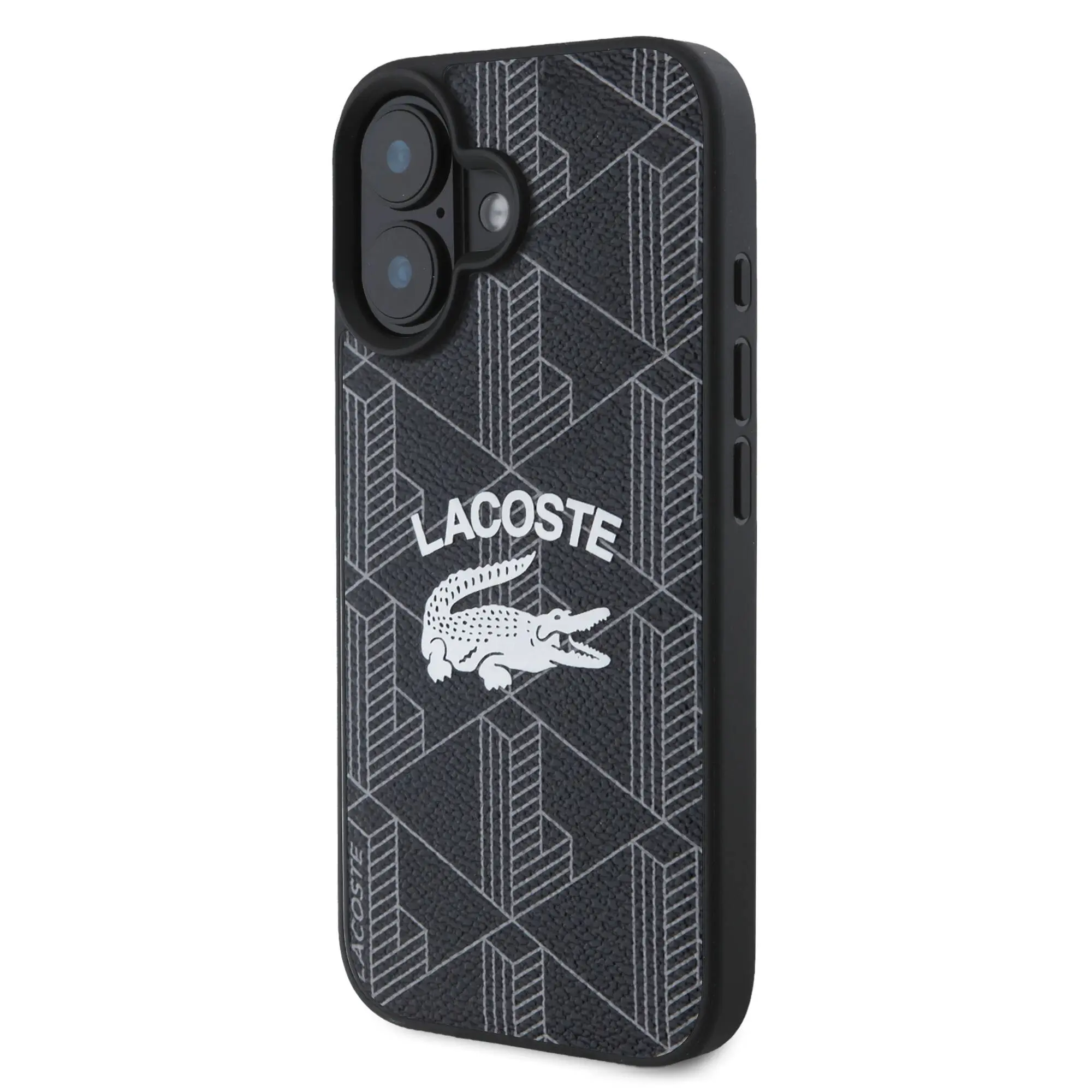 iPhone 16 Plus MagSafe Uyumlu Kılıf - Lacoste Mono Vintage Logo