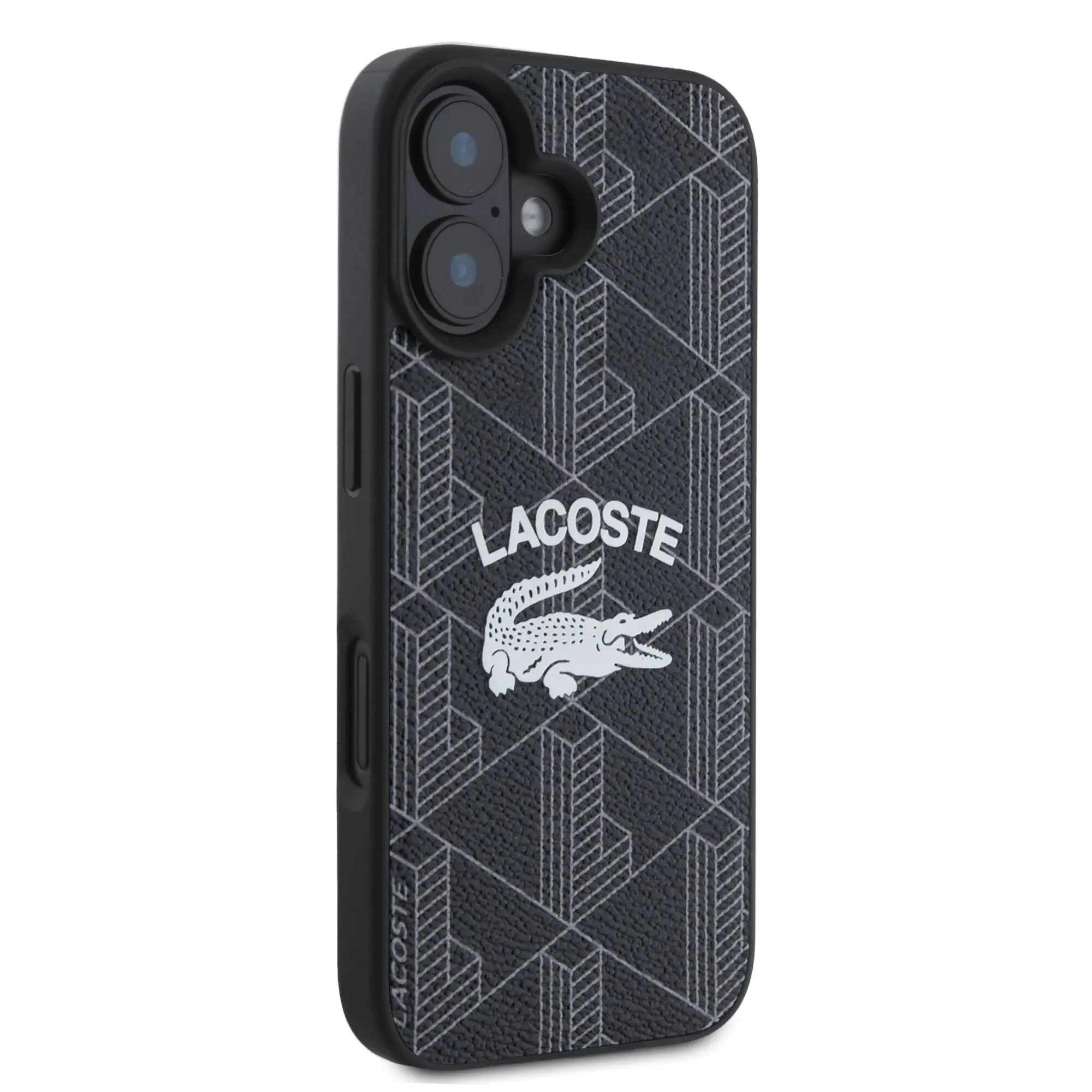 iPhone 16 Plus MagSafe Uyumlu Kılıf - Lacoste Mono Vintage Logo
