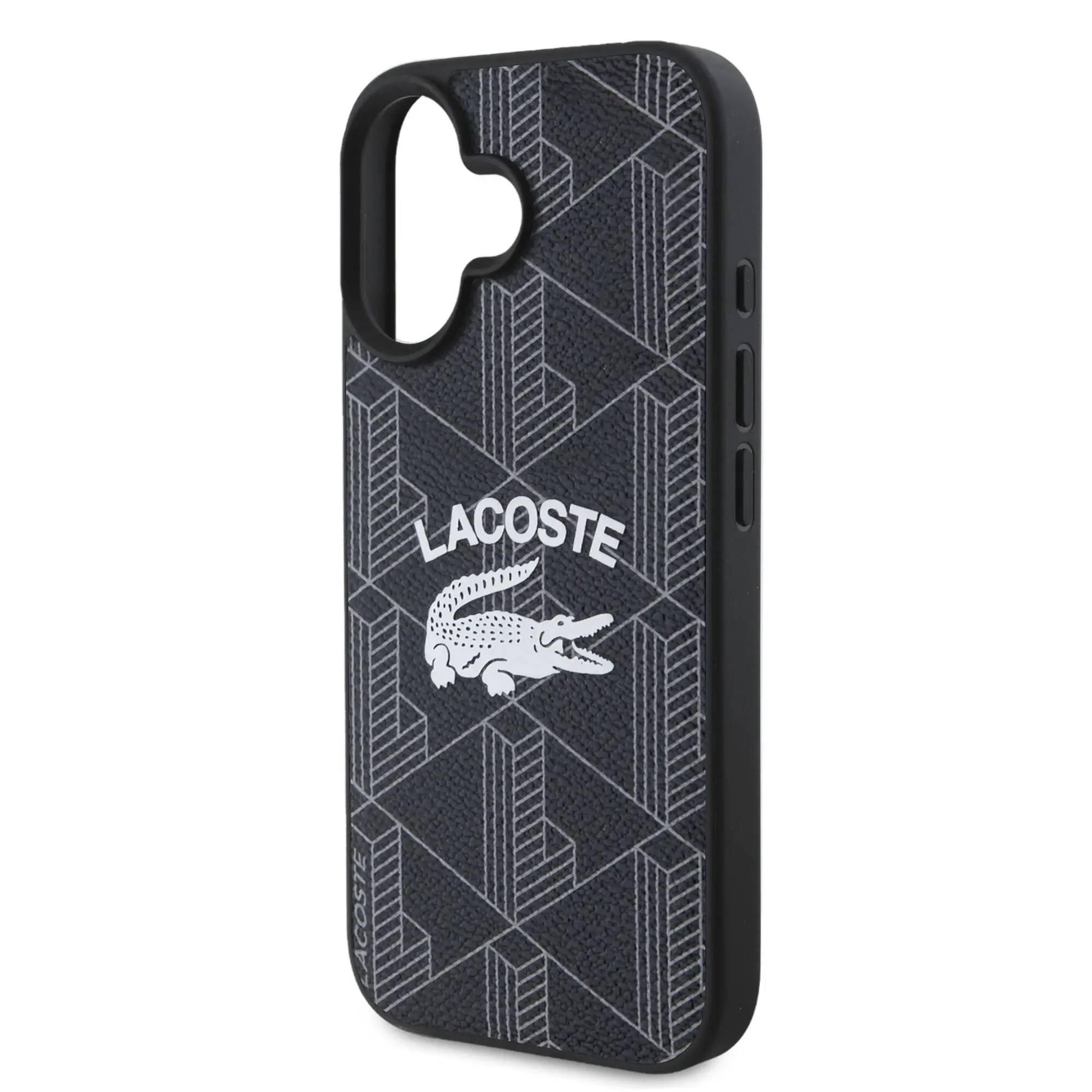 iPhone 16 Plus MagSafe Uyumlu Kılıf - Lacoste Mono Vintage Logo
