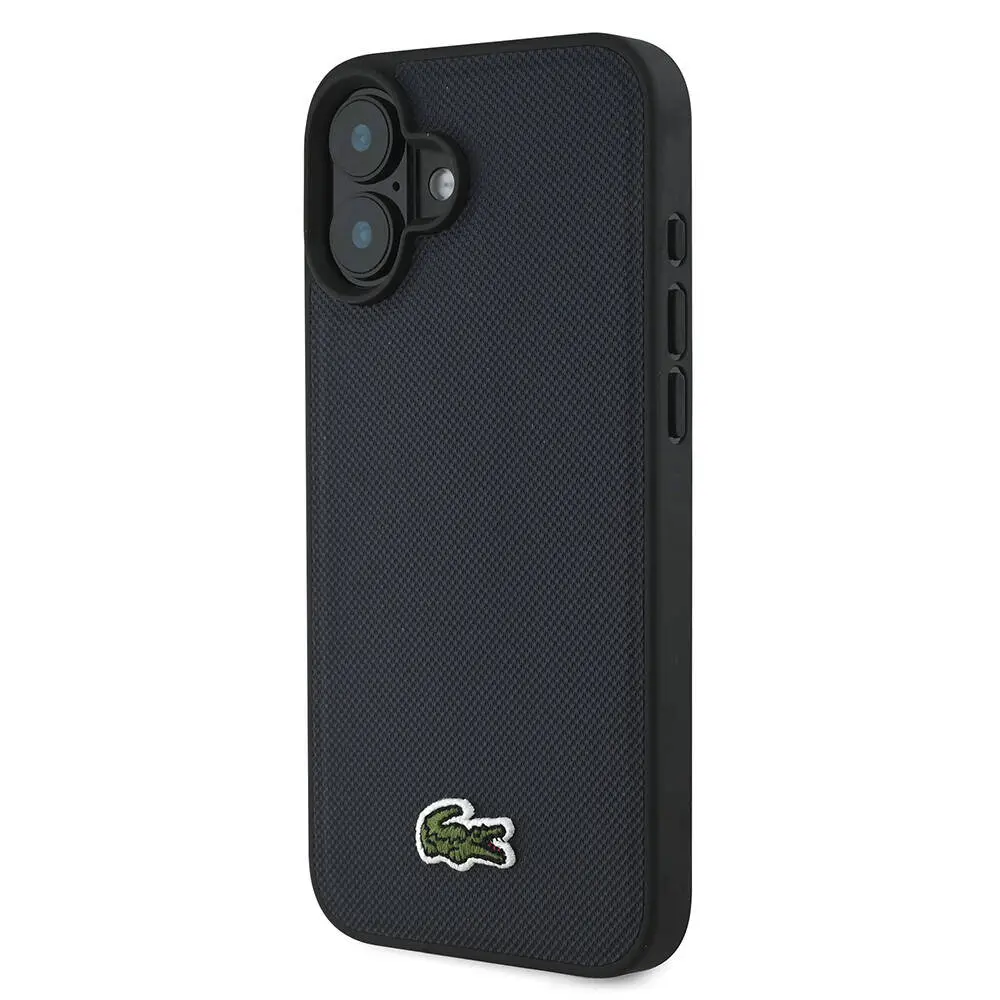 iPhone 16 Plus PU Pike Desenli Lisanslı Kılıf - Lacoste
