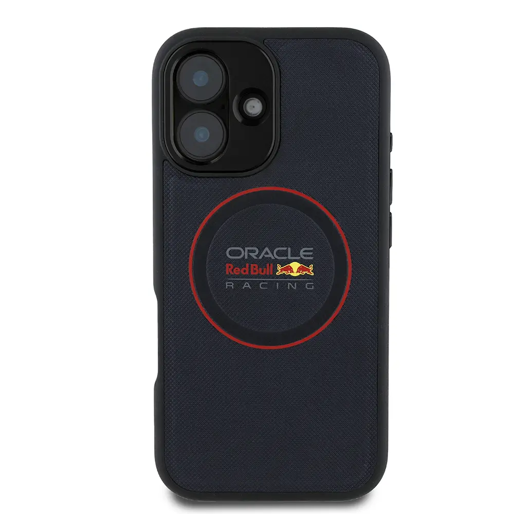 iPhone 16 Plus MagSafe Uyumlu PU Deri Kılıf - Redbull Lisanslı