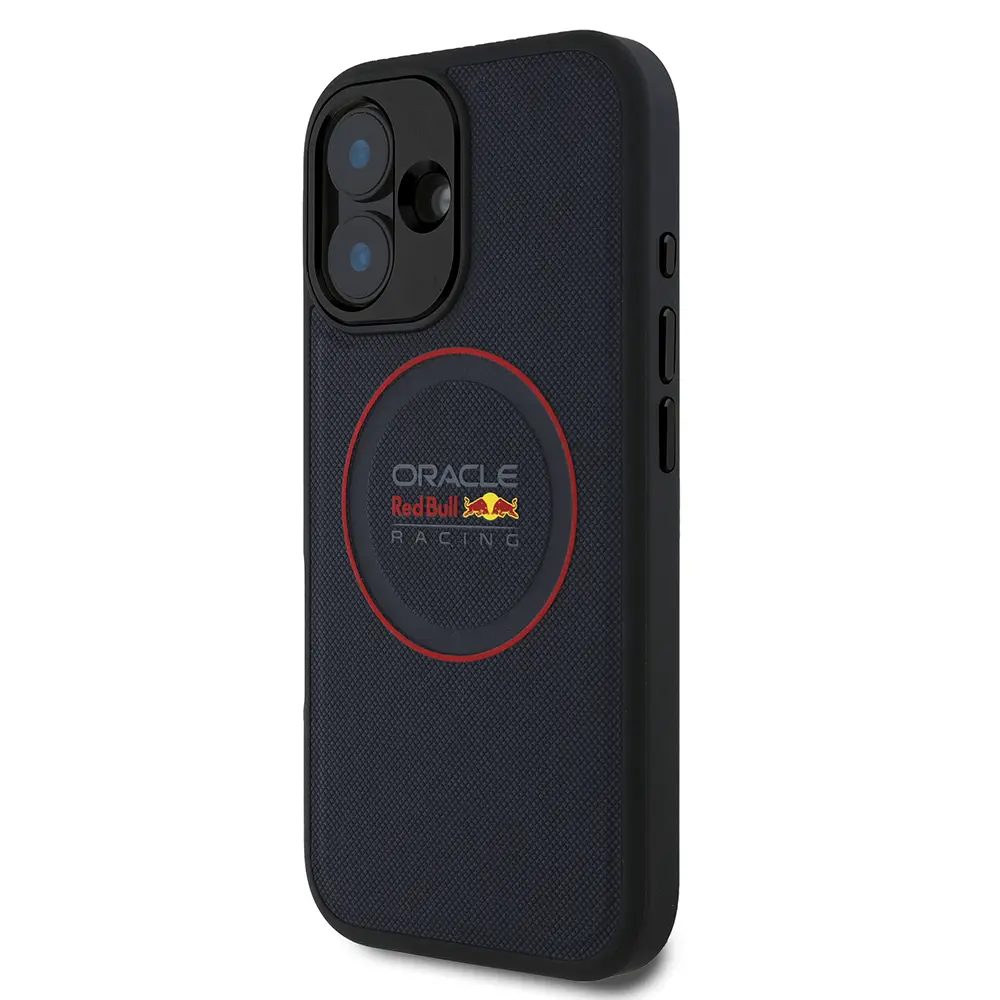 iPhone 16 Plus MagSafe Uyumlu PU Deri Kılıf - Redbull Lisanslı