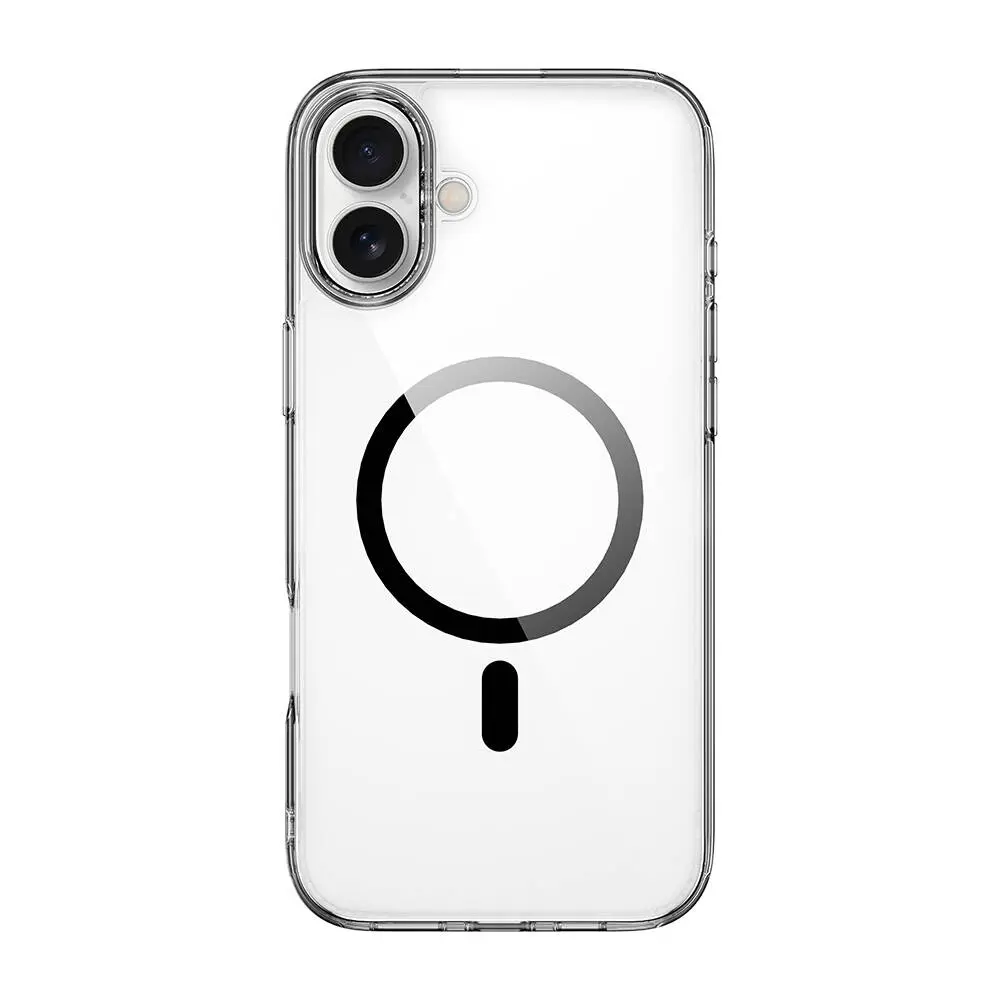 iPhone 16 Plus MagSafe Uyumlu Şeffaf Sert PC Kılıf - Wiwu iShield Pro