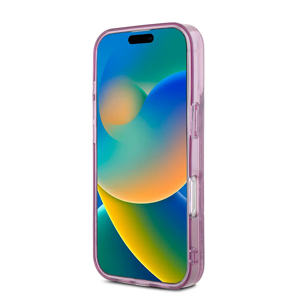 iPhone 16 Pro Uyumlu Hello Kitty Lisanslı Simli Kılıf - 50. Yıl