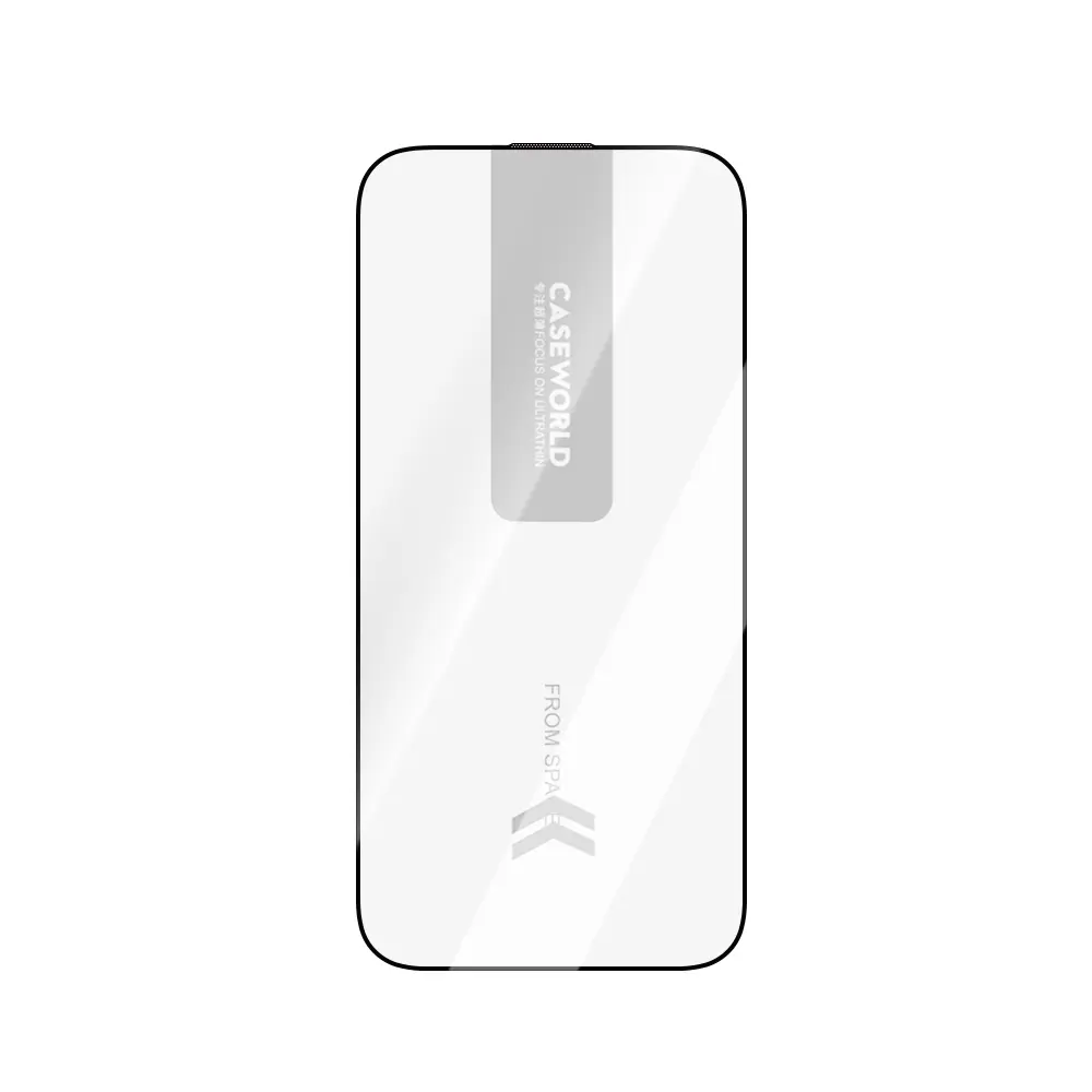 iPhone 16 Pro Ekran Koruyucu, 0.15 mm 3D Cam + Uygulama Aparatı - CaseWorld Ultra-Thin