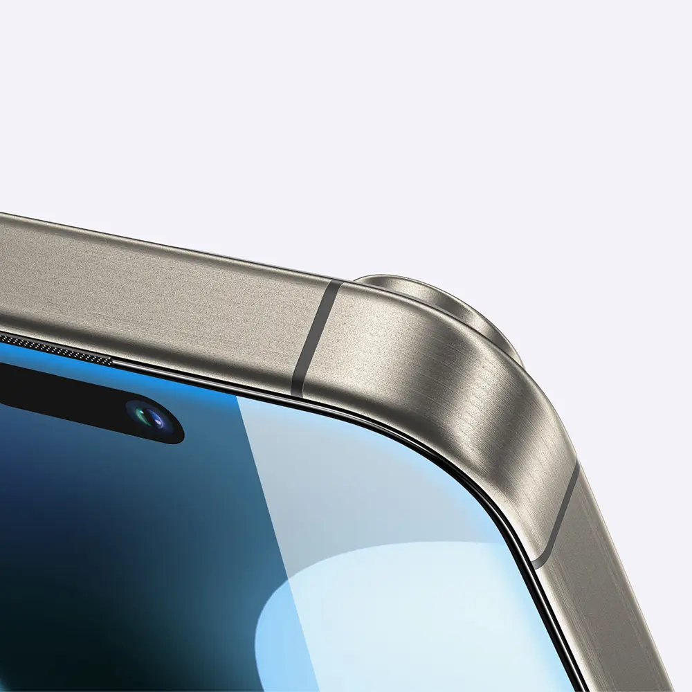 iPhone 16 Pro Parmak İzi Bırakmayan Mat Temperli Cam Ekran Koruyucu - Amazingthing Titan