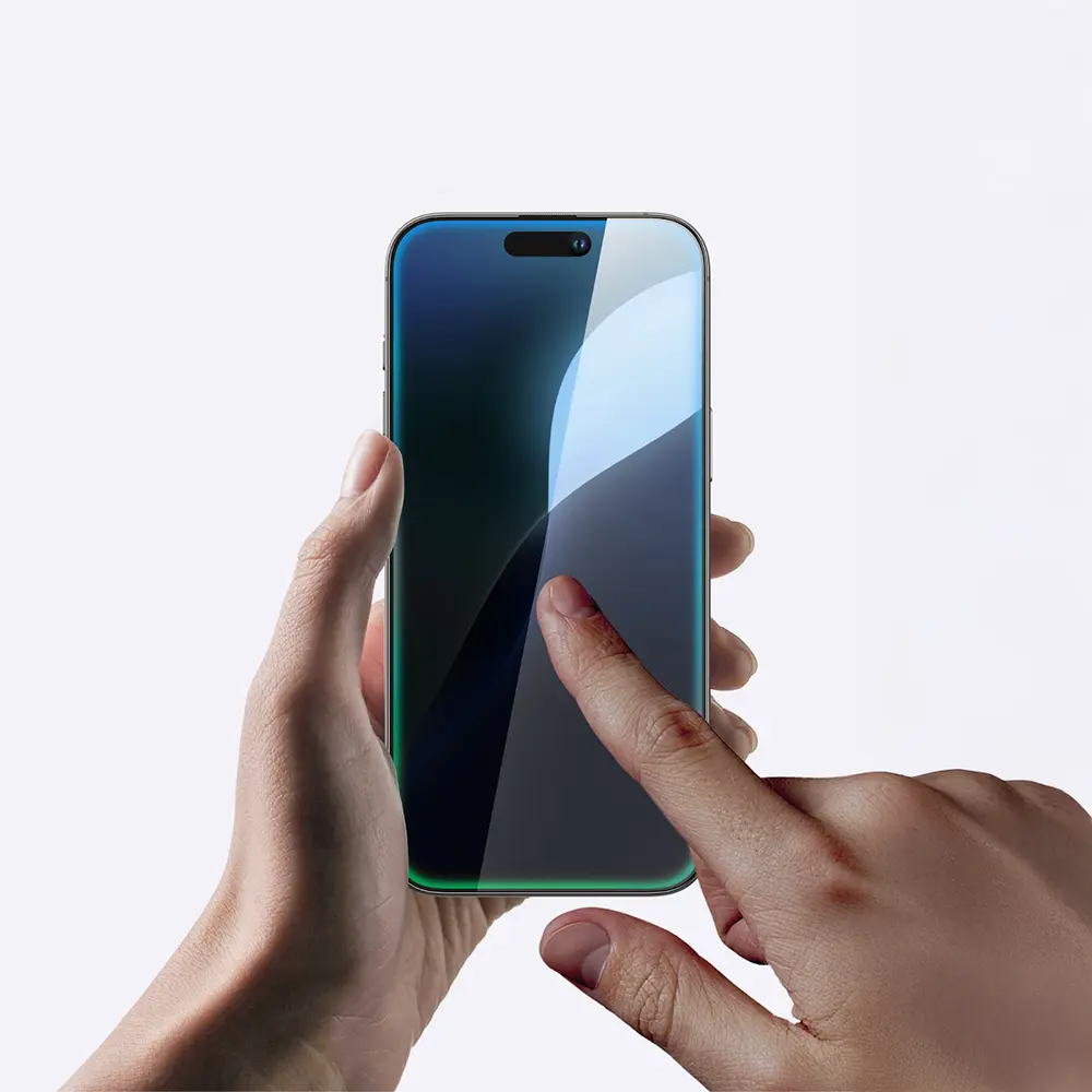 iPhone 16 Pro Parmak İzi Bırakmayan Mat Temperli Cam Ekran Koruyucu - Amazingthing Titan