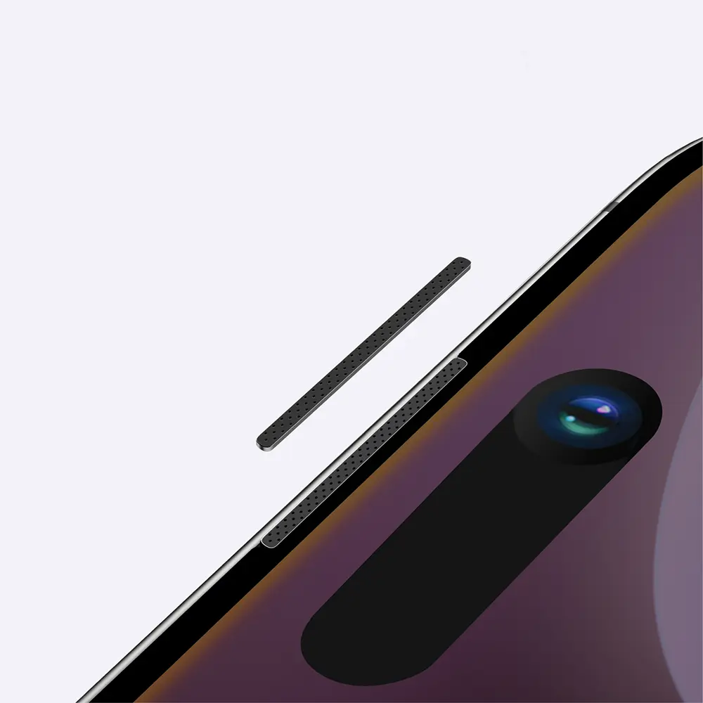 iPhone 16 Pro Gizlilik Filtreli Temperli Cam Ekran Koruyucu - Amazingthing Titan Privacy