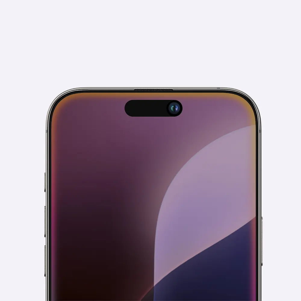 iPhone 16 Pro Gizlilik Filtreli Temperli Cam Ekran Koruyucu - Amazingthing Titan Privacy
