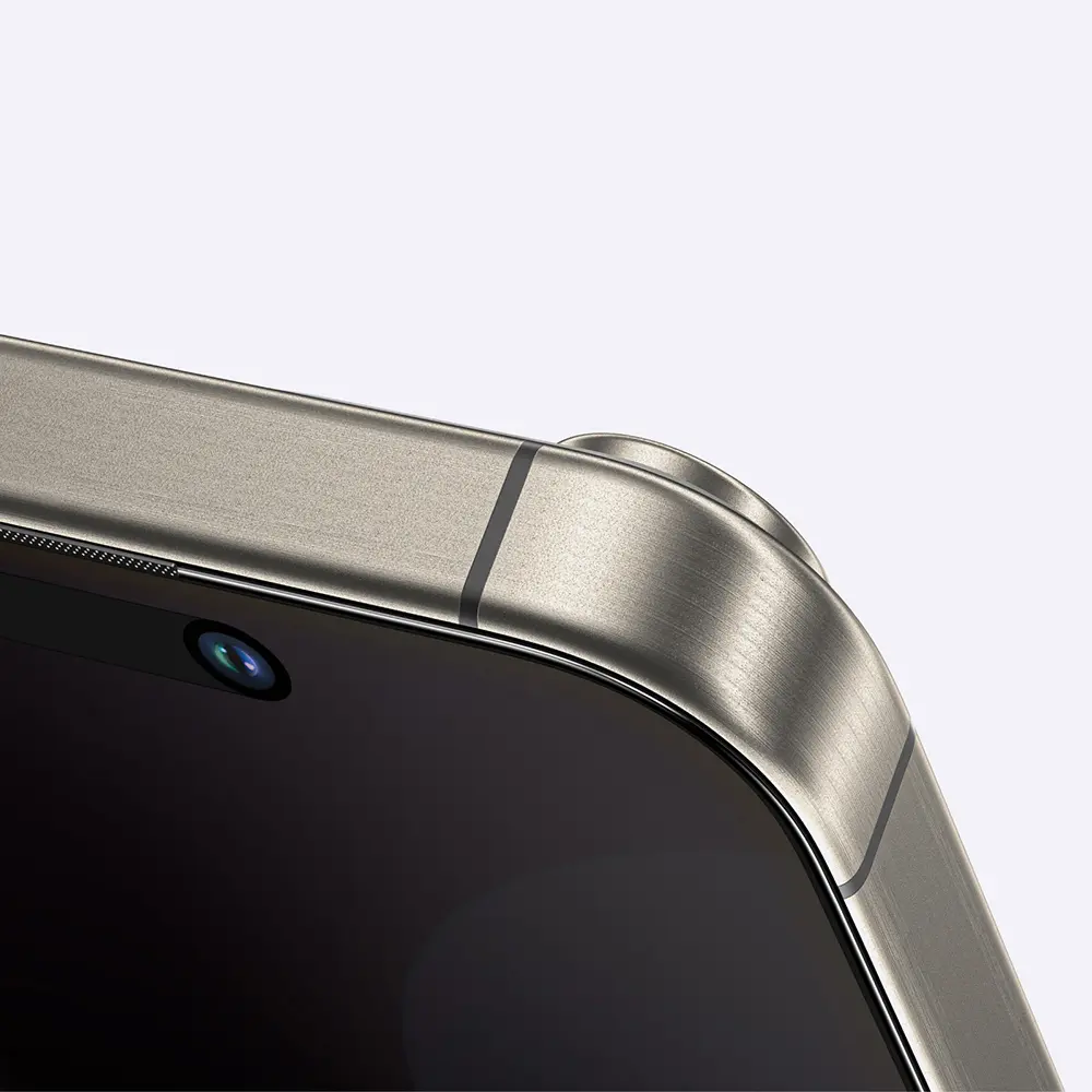 iPhone 16 Pro Gizlilik Filtreli Temperli Cam Ekran Koruyucu - Amazingthing Titan Privacy