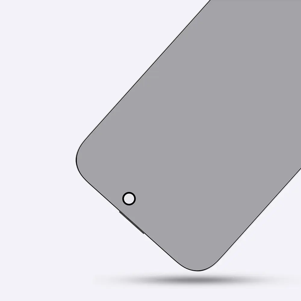 iPhone 16 Pro Gizlilik Filtreli Temperli Cam Ekran Koruyucu - Amazingthing Titan Privacy
