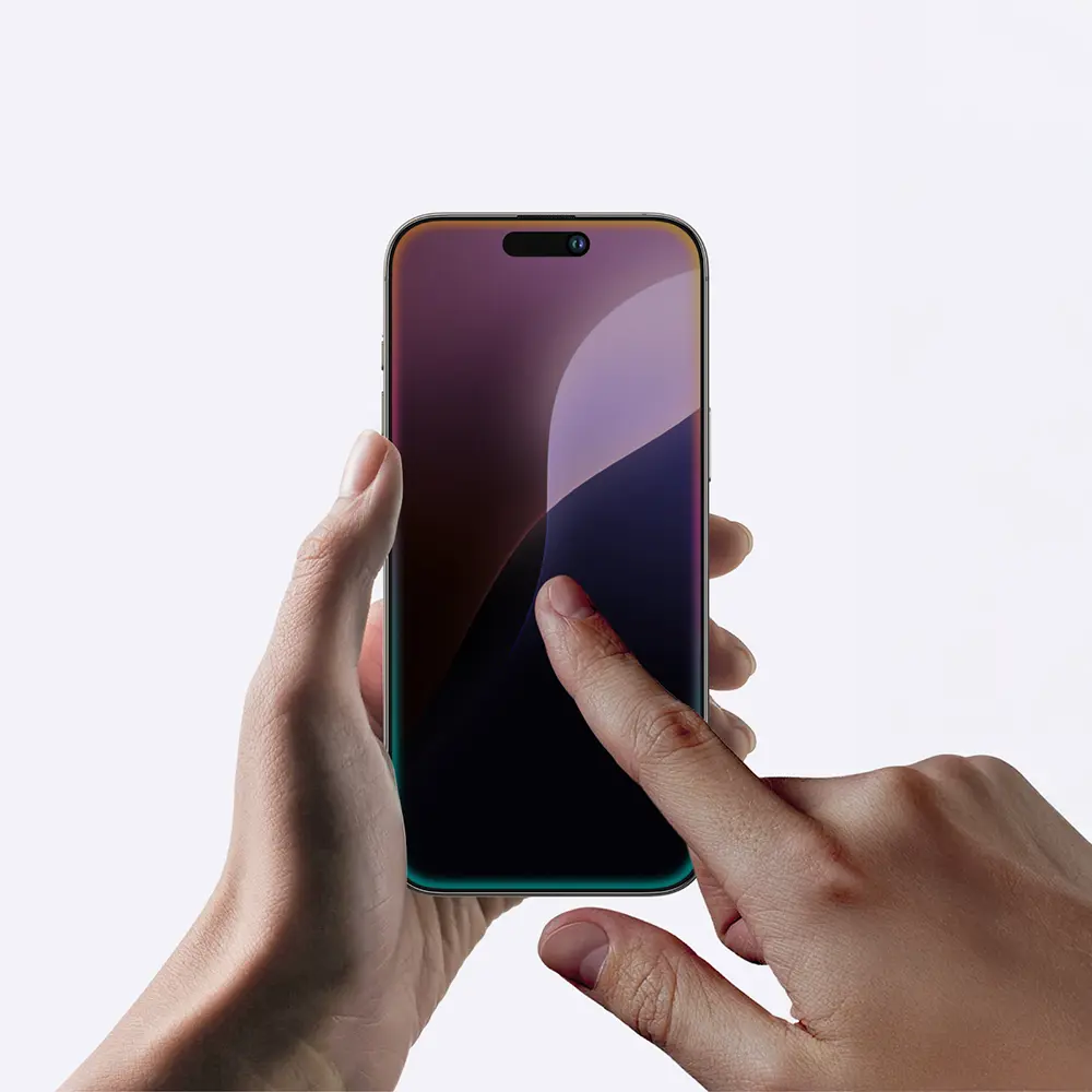 iPhone 16 Pro Gizlilik Filtreli Temperli Cam Ekran Koruyucu - Amazingthing Titan Privacy