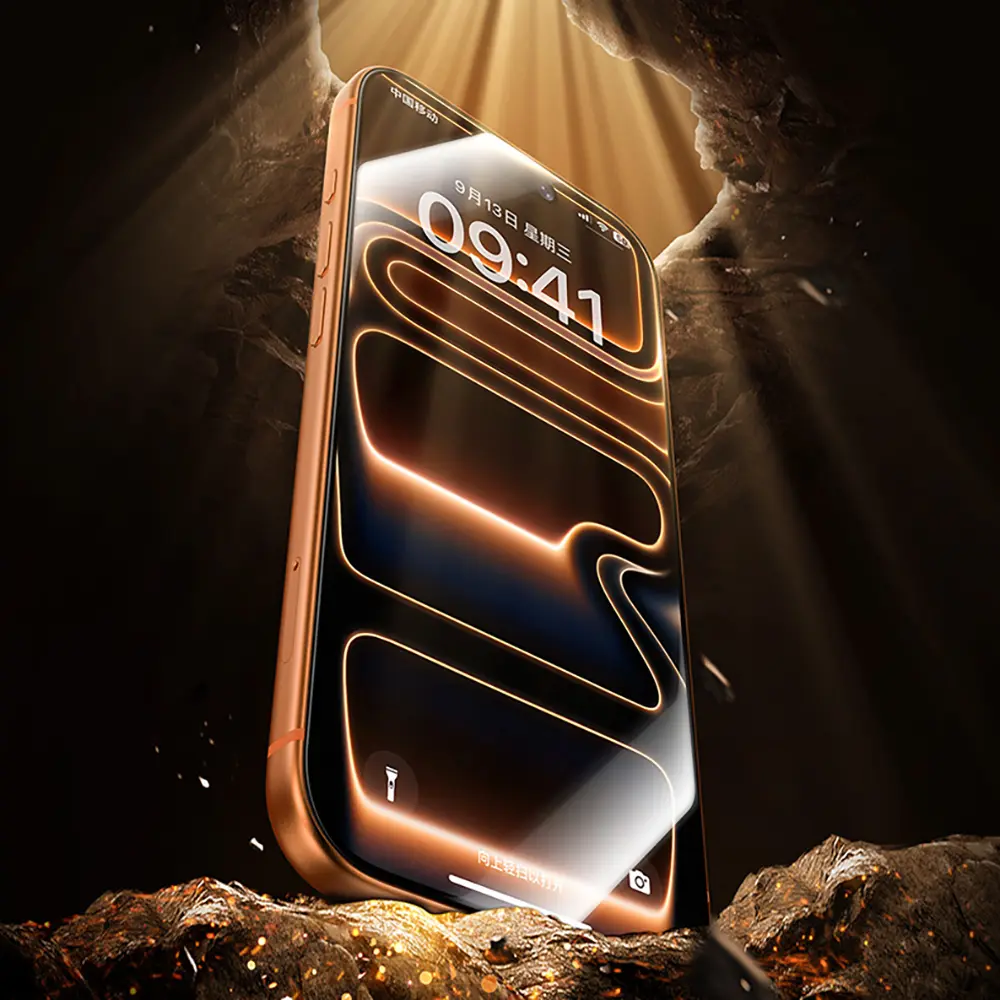 iPhone 16 Pro Ekran Koruyucu, Corning Cam ve Uygulama Aparatlı - Benks Glass Warrior 2.0