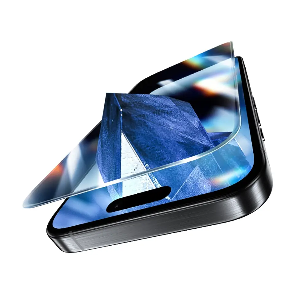 iPhone 16 Pro Ekran Koruyucu, Safir Kaplamalı Ultra İnce Cam - Benks Glass Warrior 10'lu Paket