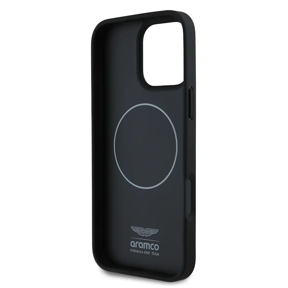 iPhone 16 Pro MagSafe Uyumlu PU Deri Kılıf - Aston Martin Alonso 14