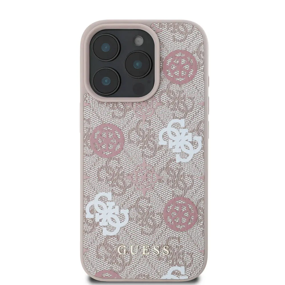 iPhone 16 Pro MagSafe Uyumlu 4G Desenli Kılıf - Guess Peony