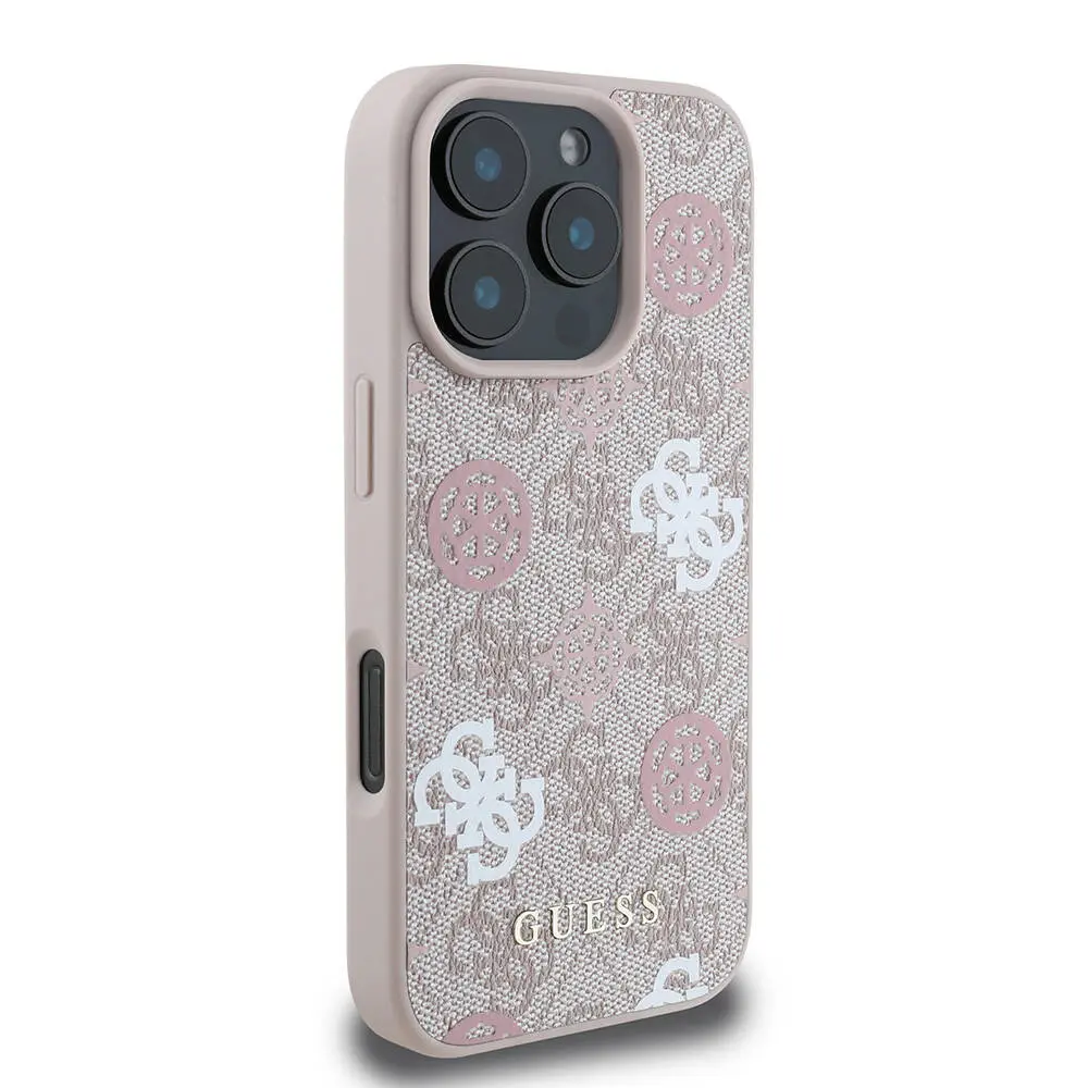 iPhone 16 Pro MagSafe Uyumlu 4G Desenli Kılıf - Guess Peony