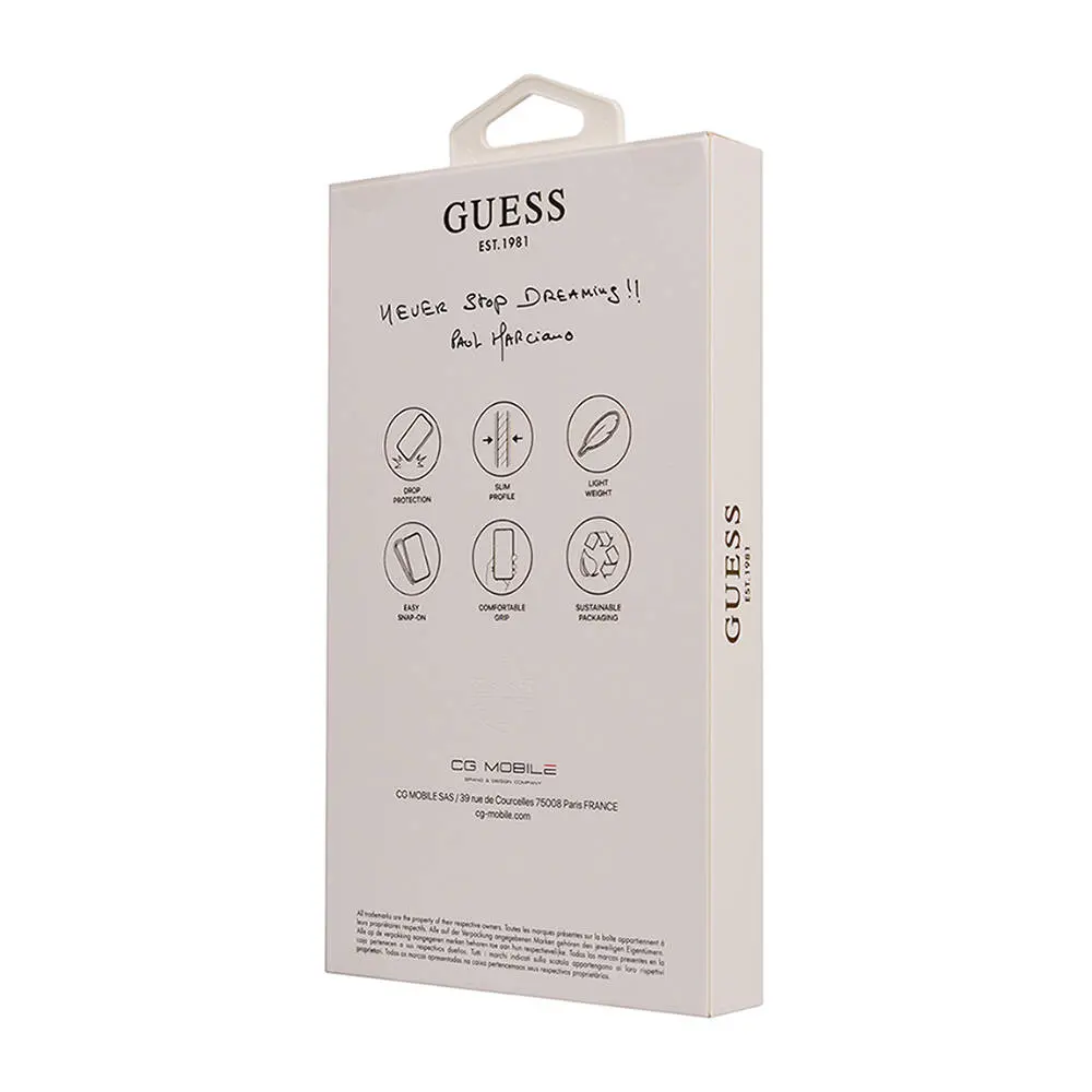 iPhone 16 Pro MagSafe Uyumlu Lisanslı Kılıf - Guess Small 4G Classic